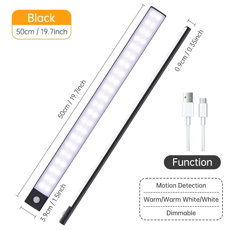 Motion Sensor Light Wireless LED Night Light USB Rechargeable Night Lamp Cabinet Wardrobe Lamp under Backlight for Kitchen Led - Verve & VerseMotion Sensor Light Wireless LED Night Light USB Rechargeable Night Lamp Cabinet Wardrobe Lamp under Backlight for Kitchen Led