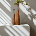 Solace Tall Wooden Vase - Verve & VerseSolace Tall Wooden Vase