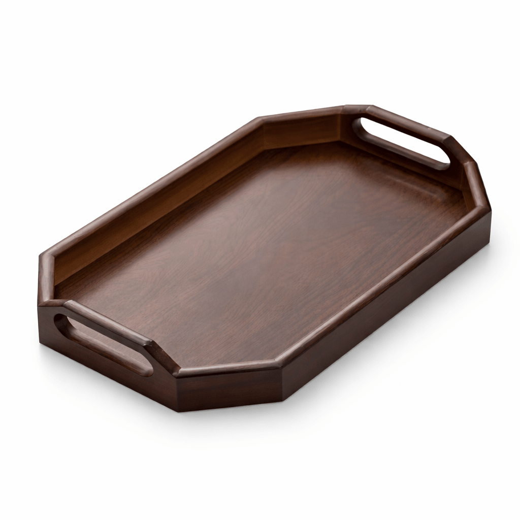 Octagonal Walnut Tray - Verve & VerseOctagonal Walnut Tray