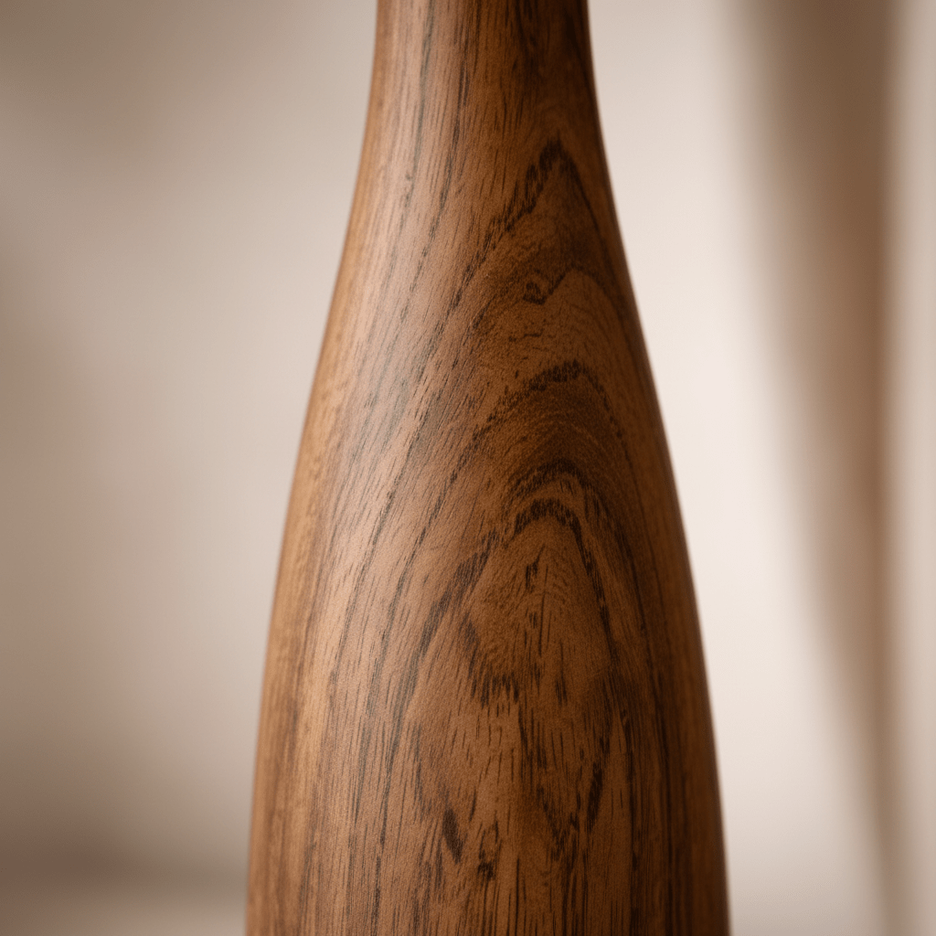 Solace Tall Wooden Vase - Verve & VerseSolace Tall Wooden Vase