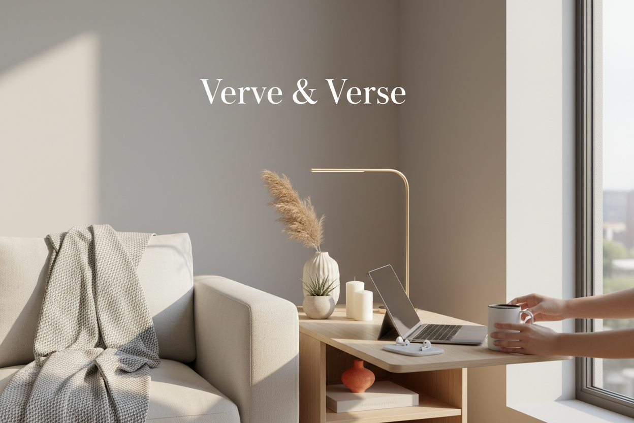 write on the wall Verve & Verse 